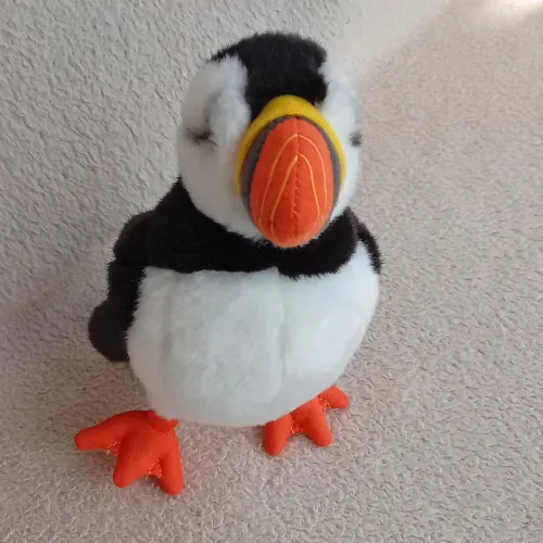 Pelúcia de Papagaio do Mar