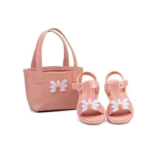Sandália feminina com bolsa