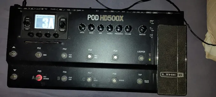 pedalei pod hd500X com fonte