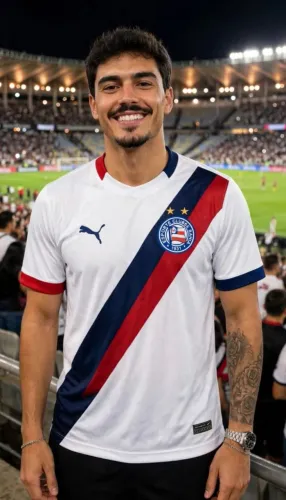 Camisa do Bahia branca 26/27