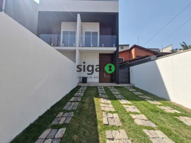 Casa Nova com 103 metros 3 dormitórios , 2 vagas em Condomínio no Taboão da Serra