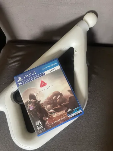 Arma PS Aim Controller + jogo Farpoint