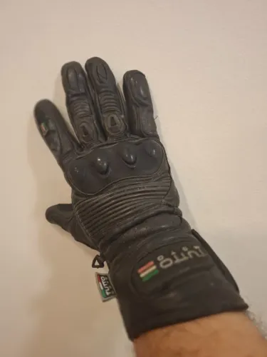 Luva Tutto Couro Race X Preta - Tamanho XL (Extra Large)