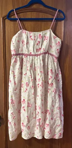 Vestido de Linho - Richards - Tamanho : 42 !!!!!
