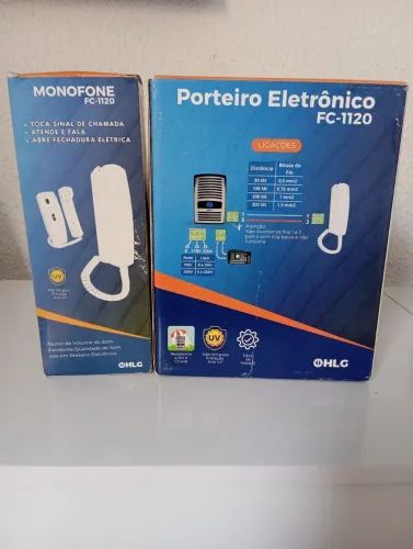 Kit Interfone porteiro eletrônico 