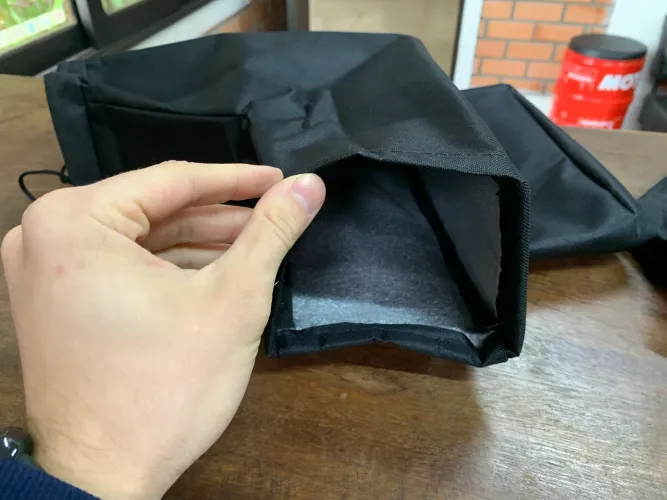 Luva de guidao para moto corta vento forrada impermeável 