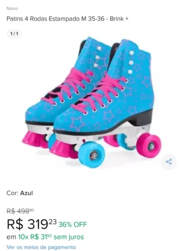 Patins 4 rodas