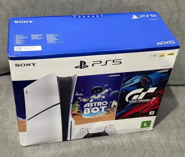 PS5 Slim Novo Lacrado | Pronta Entrega | Aceito Cartão