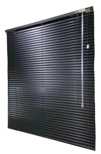 Persiana preta alumínio  (1.60l x 1.10a)