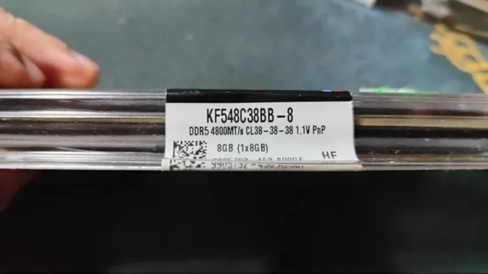 Memória ram ddr5 8gb