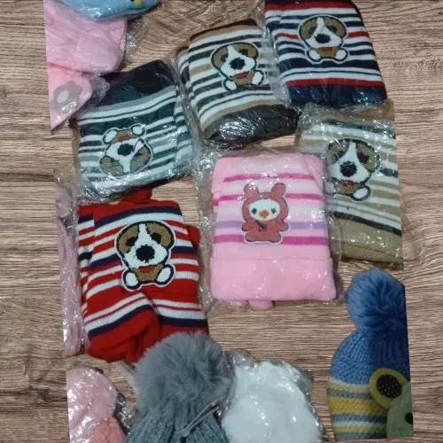 Touca de frio infantil 