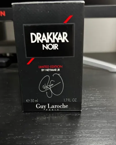 perfume drakkar noir edição limitada by neymar jr - 50 ml item de colecionador