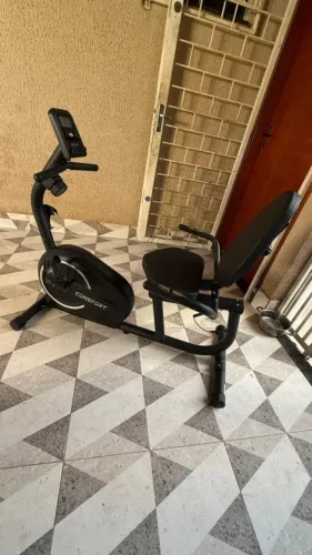 Bike ergometrica Horizontal  - Alívio para Coluna e Conforto Máximo