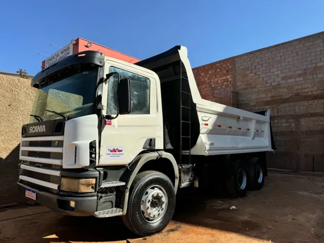 Scania p124 360 6x4 caçamba