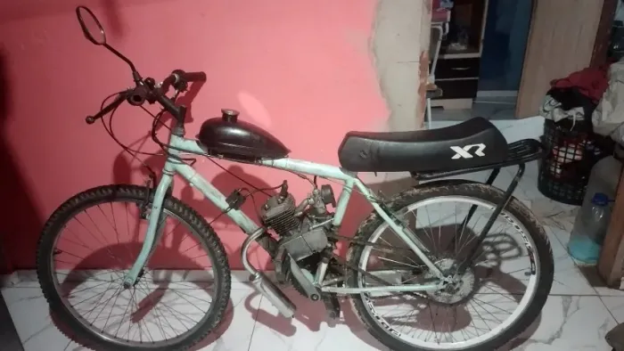 Bicicleta Motorizada 80cc (Com Detalhes / Para Projeto)