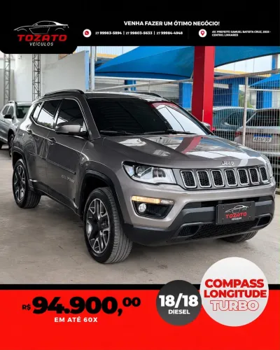 Jeep Compass Longitude 2.0 4X4 Dies. 16V Aut. 2018