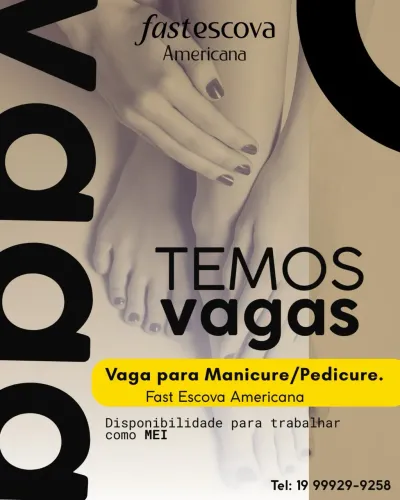 Vaga de Manicure e pedicure