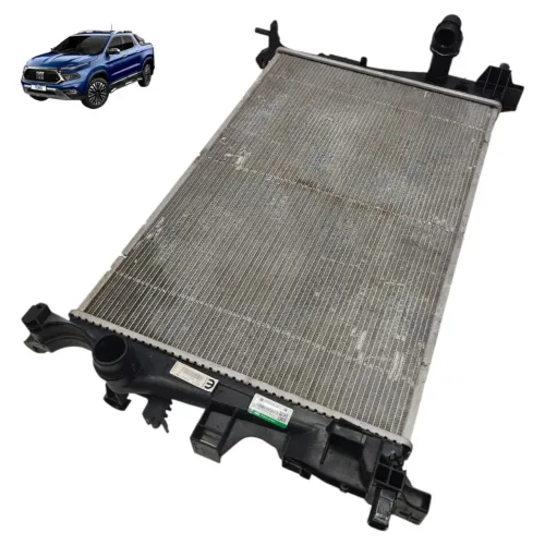 Radiador água Fiat toro 2.0 diesel 2025 2024 pequeno detalhe