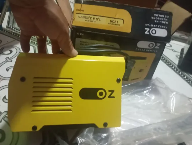 Máquina Inversora de Solda OZ MI-150 220V - ZERADA na Caixa (Apenas Testada)