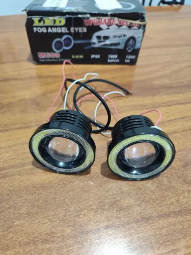FAROL AUXILIAR LED PROJETOR + ANGEL EYES SEM USO