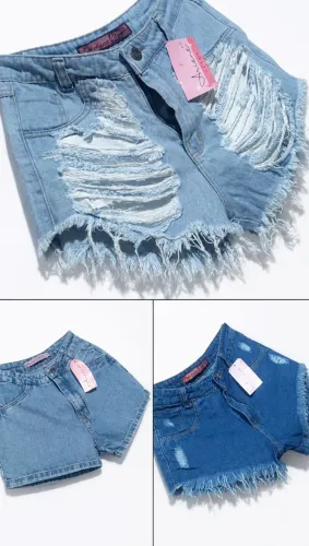 Kit 3 short jeans