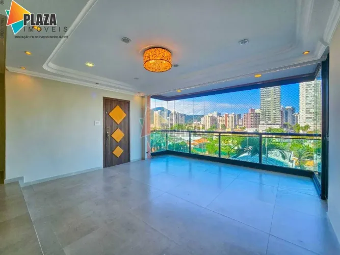 Apartamento com 3 dormitórios para alugar, 130 m² por R$ 6.500,00/mês - Canto do Forte - P