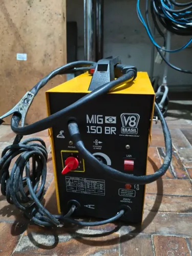 Máquina de solda v8 brasil MiG sem gás