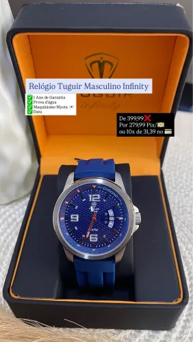 Relógio Tuguir Infinity Masculino