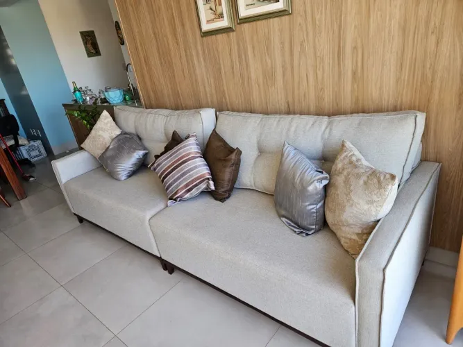Sofá de Linho 5 lugares