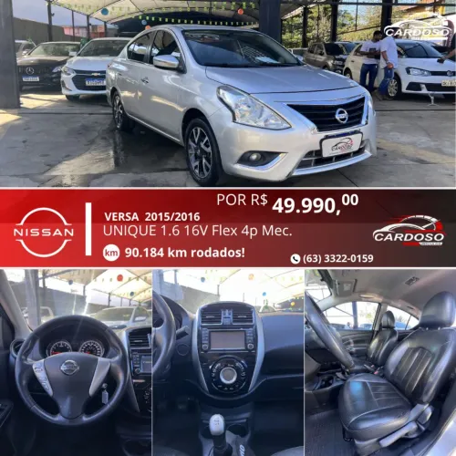 Nissan Versa Unique 1.6 16V Flex 4P Mec. 2016