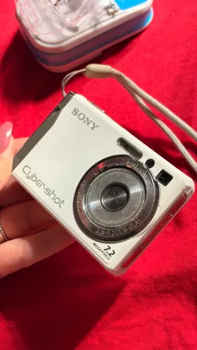 cyber shot sony dsc w80 branca