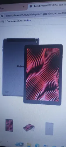Tablet philco 10 polegadas quad core