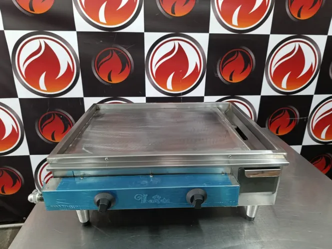 Chapa industrial 2 quimador marca MONARCHA modelo CH60GSP gás GLP nova garantia 3 meses