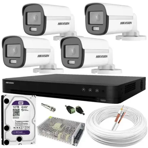 kit cameras hikvision 