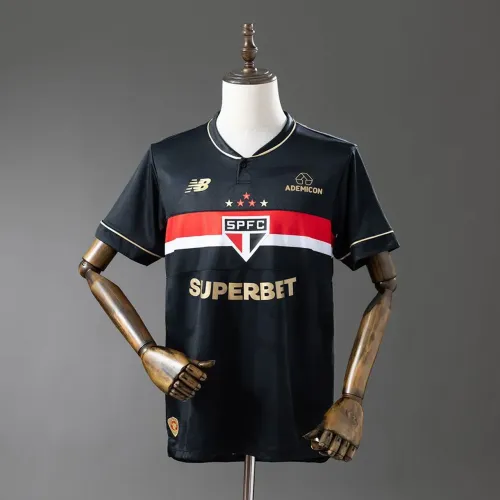 Camisa São Paulo III 25/26 Com Patrocínios Versão Jogador