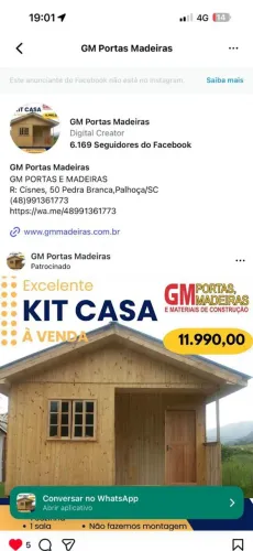 VENDO CASA DE MADEIRA !