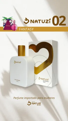 ? Perfume Feminino Natuzi Fantasy 100ml - Novo | Ótimo Presente