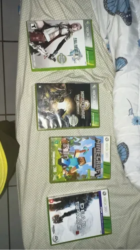 Vídeo game xbox 360 no estado sem controle 