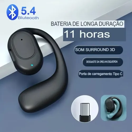Fone de Ouvido Bluetooth A Prova de Água Bluetooth