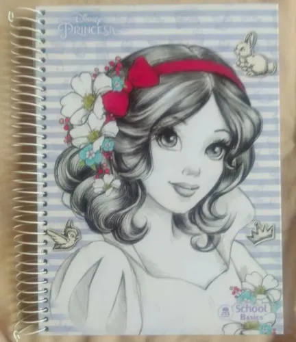 Caderno Princesas Disney - Branca de Neve