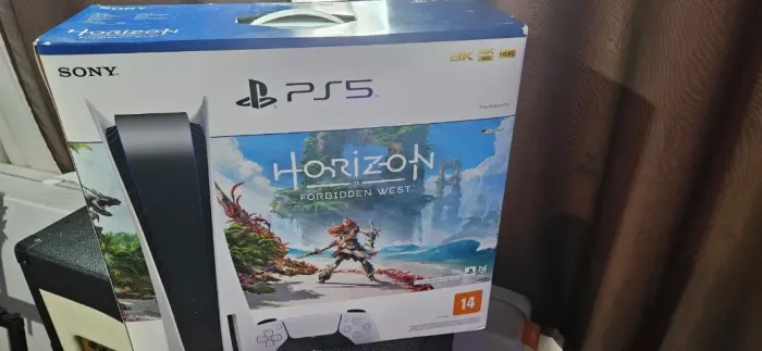 Ps5 - Semi - Novo na caixa + 1 controle + jogo astro bot