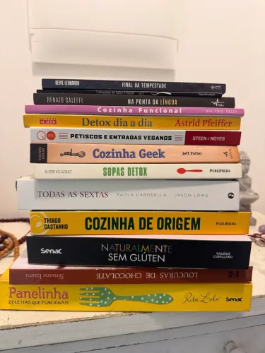 Livros de gastronomia 