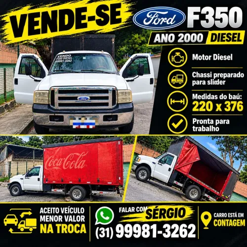 Ford F350 pronta para trabalho
