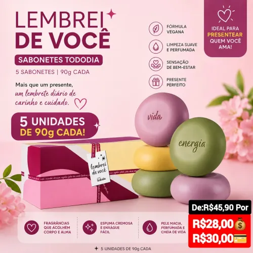 Sabonetes Sortidos Tododia -Natura