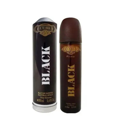 Perfume Cuba Black Prime Masculino Eau De Parfum 100ml - Amadeirado Intenso Original Pront