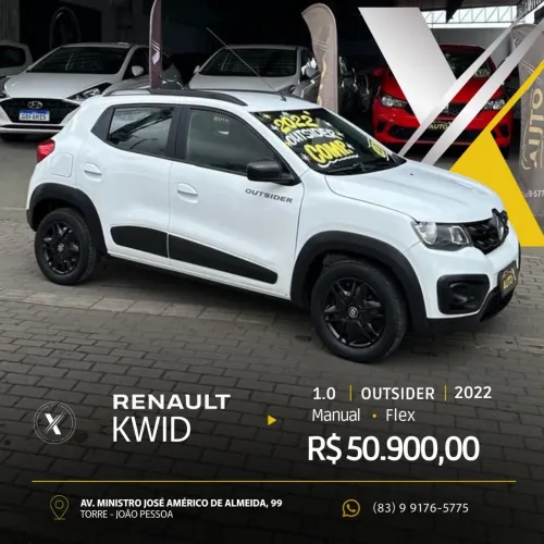 Renault Kwid Outsider 1.0 Flex 12V 5P Mec. 2022