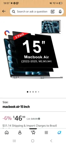 Macbook Air M4 15 Polegadas