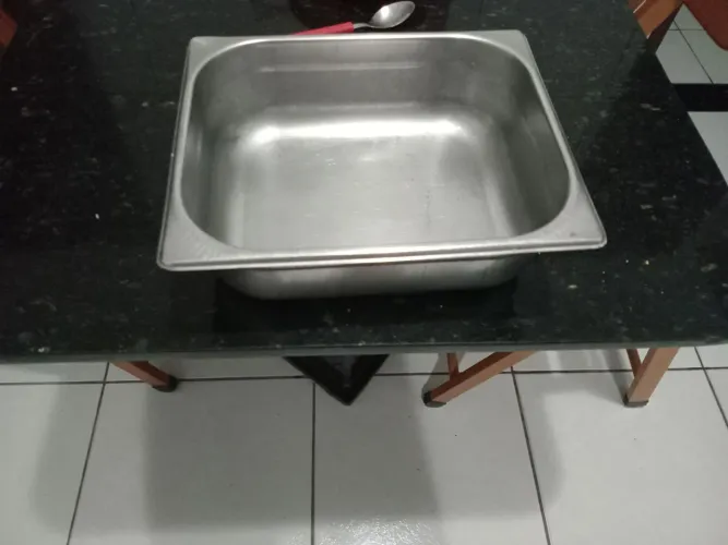 Cubas gastronômica de inox quadrada 