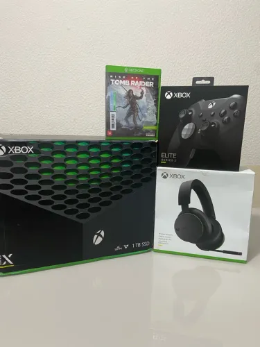 Xbox series X + Controle Elite 2 + Headset Xbox
