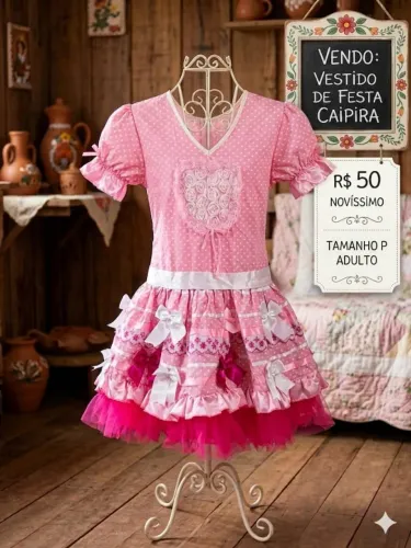 Vestido Caipira /Junina 